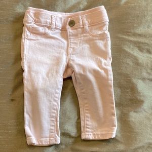 BabyGap 6-12mo pale pink jeans